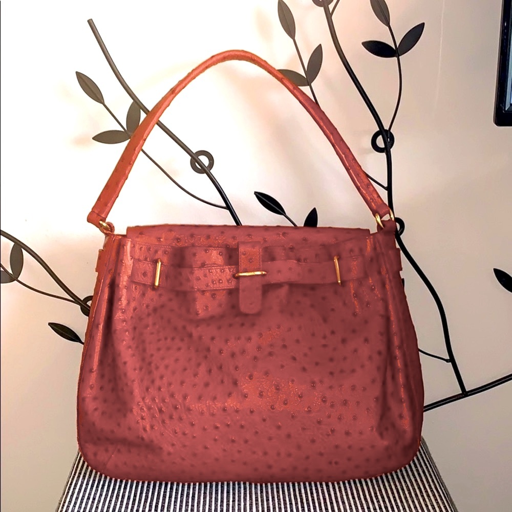 FURLA Ostrich Leather